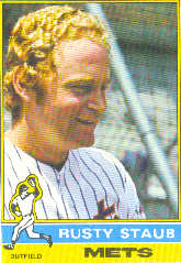 1976 Topps Baseball Cards      120     Rusty Staub